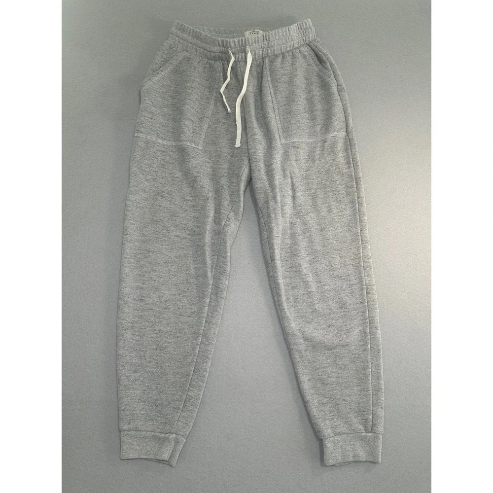 Marine Layer Joggers Women Medium Gray Fleece Drawstring Pockets Sweatpants - Picture 1 of 8
